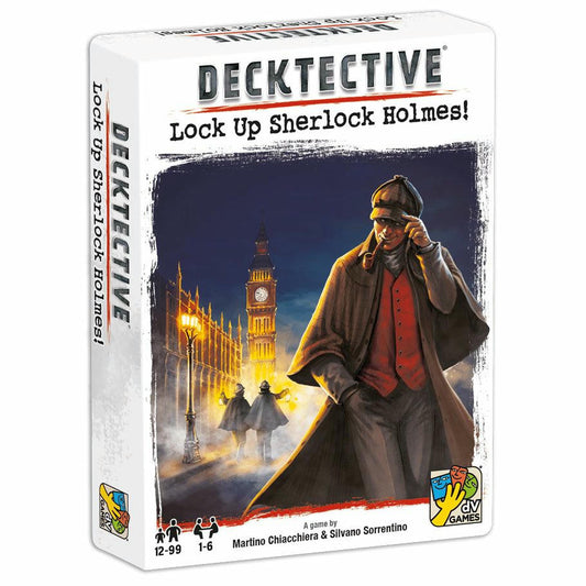 Image of Decktective: Lock up Sherlock Holmes! Mystery game by DV Giochi DVG5754