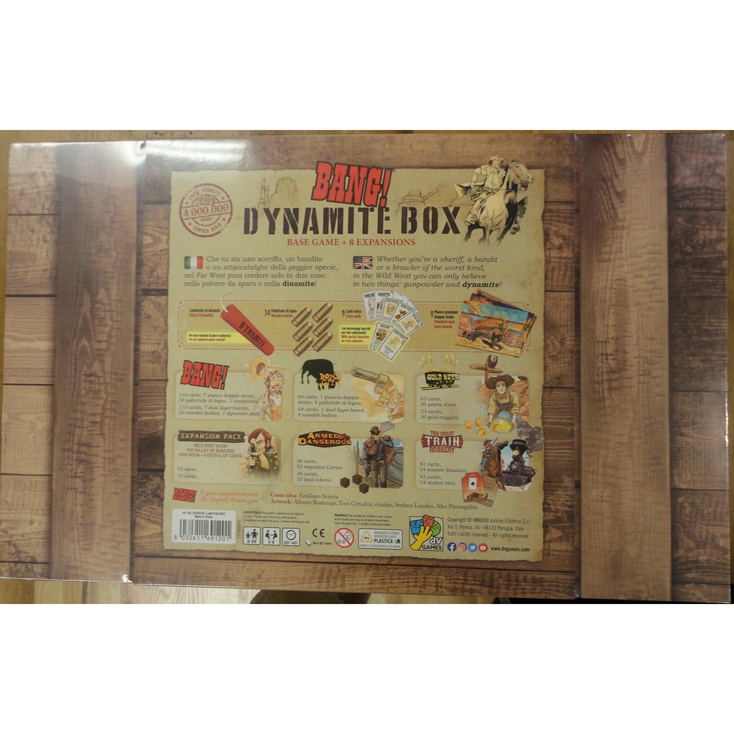 Image of BANG! Dynamite Box (Main Game + 8 Expansions) by DV Giochi DVG9120