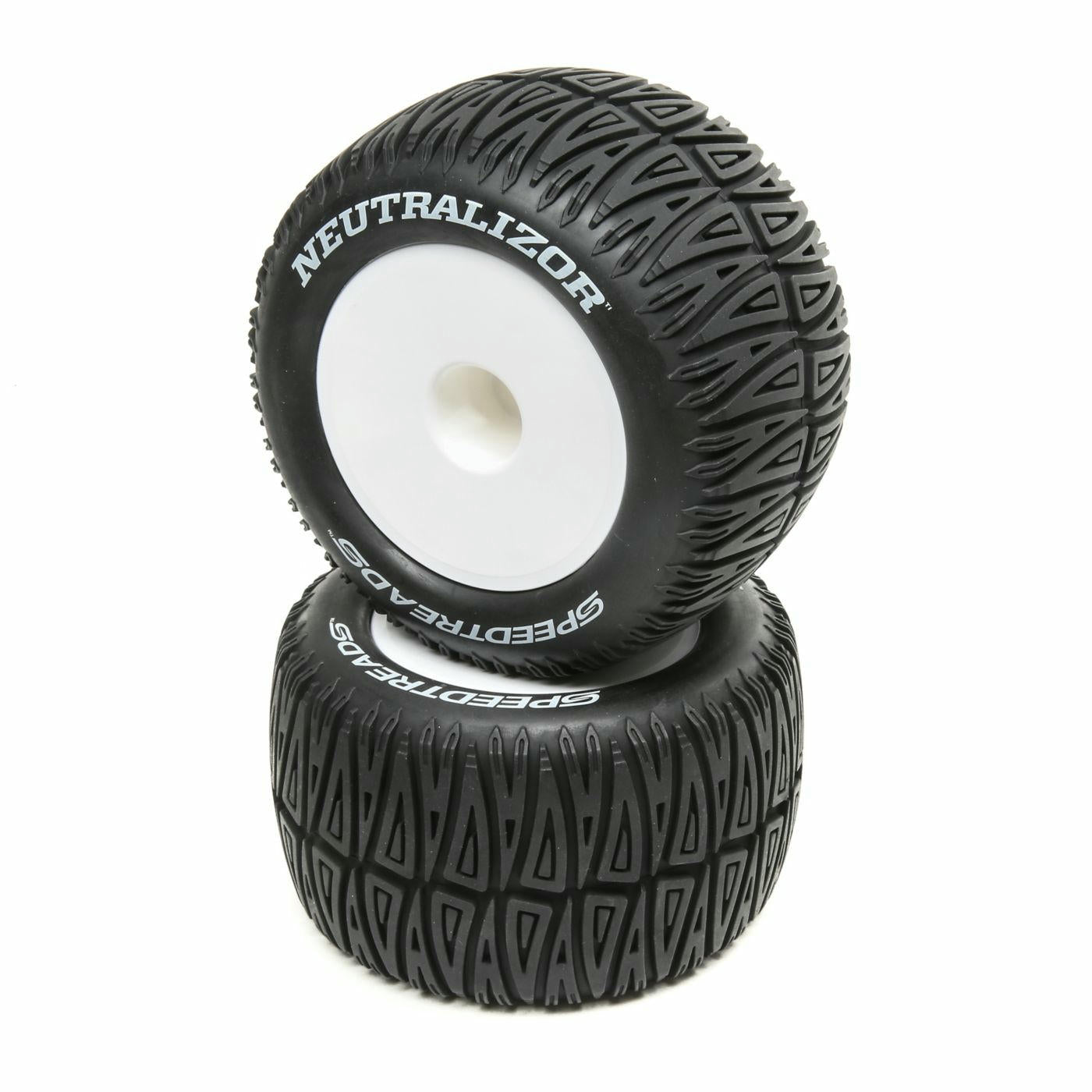 Dynamite DYN Speedtreads Neutralizer 1/8Th Mt Tires Mntd (2)