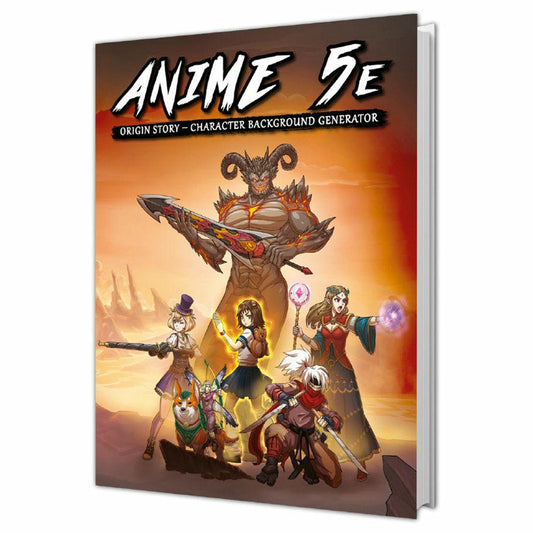 Image of Anime 5E Roleplaying Game RPG Origin Story - Character Background Generator