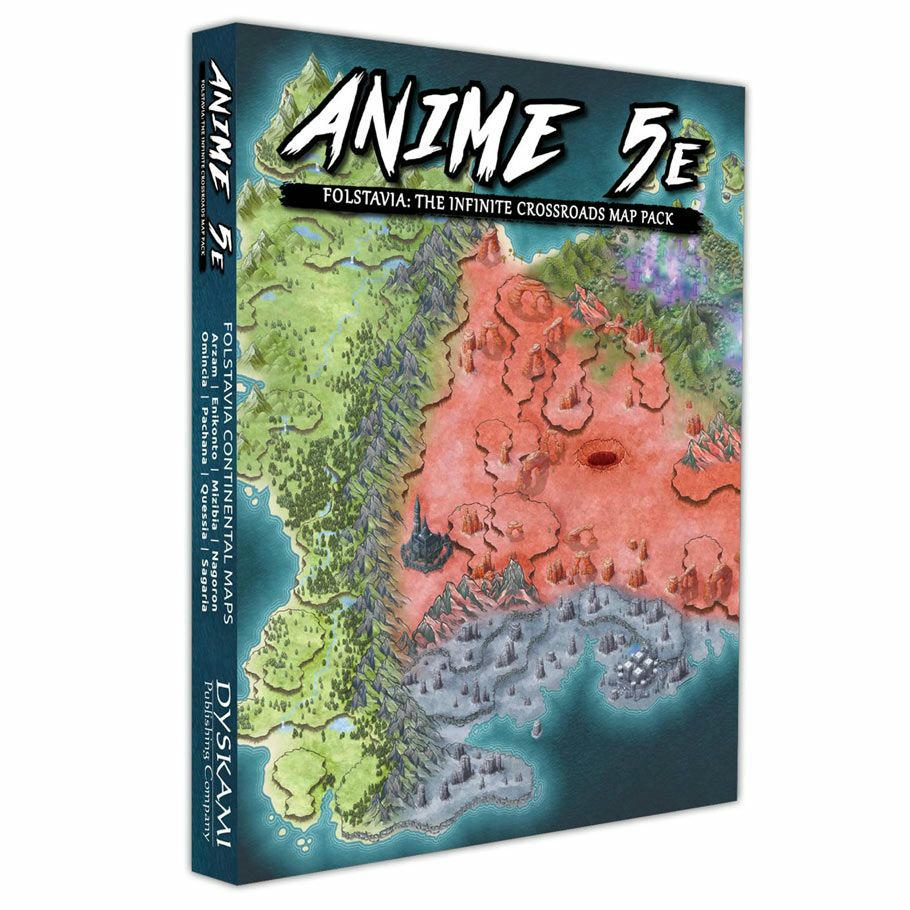 Image of Anime 5E Roleplaying Game Folstavia - The Infinite Crossroads Map Pack