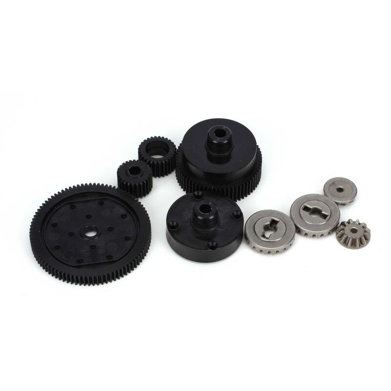 '+Transmission Plastic Gear Set: 1:10 2wd All