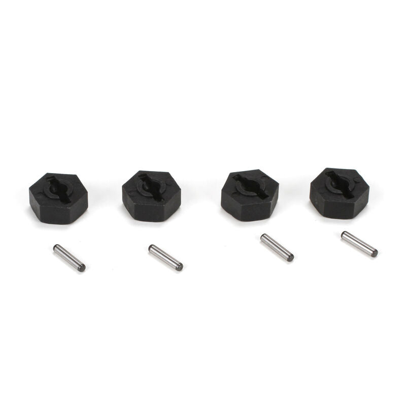 '+12mm Wheel Hex (4): 1/18 4WD Temper