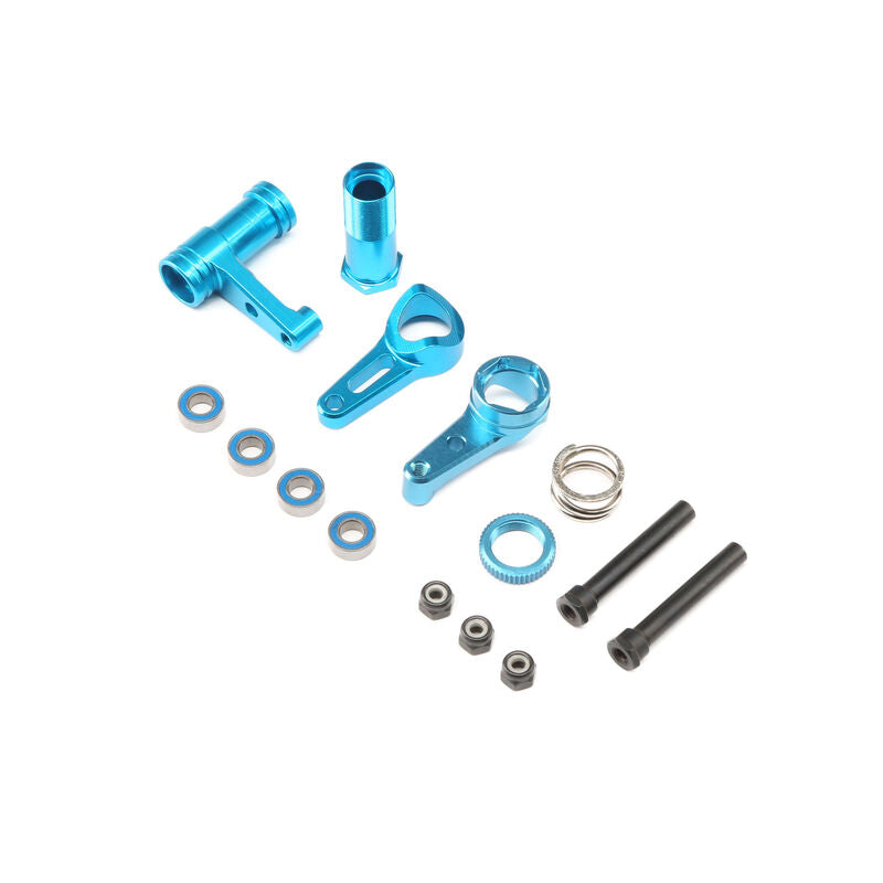 '+Steering w/Servo Saver, Aluminum: 1:10 4WD ALL