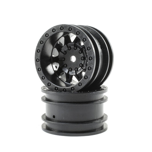 '+1.55 Wheel, Black (2): Barrage