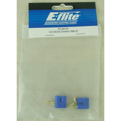 Image of E-Flite EC3 Male ESC Device Connectors (2pcs) EFLAEC301