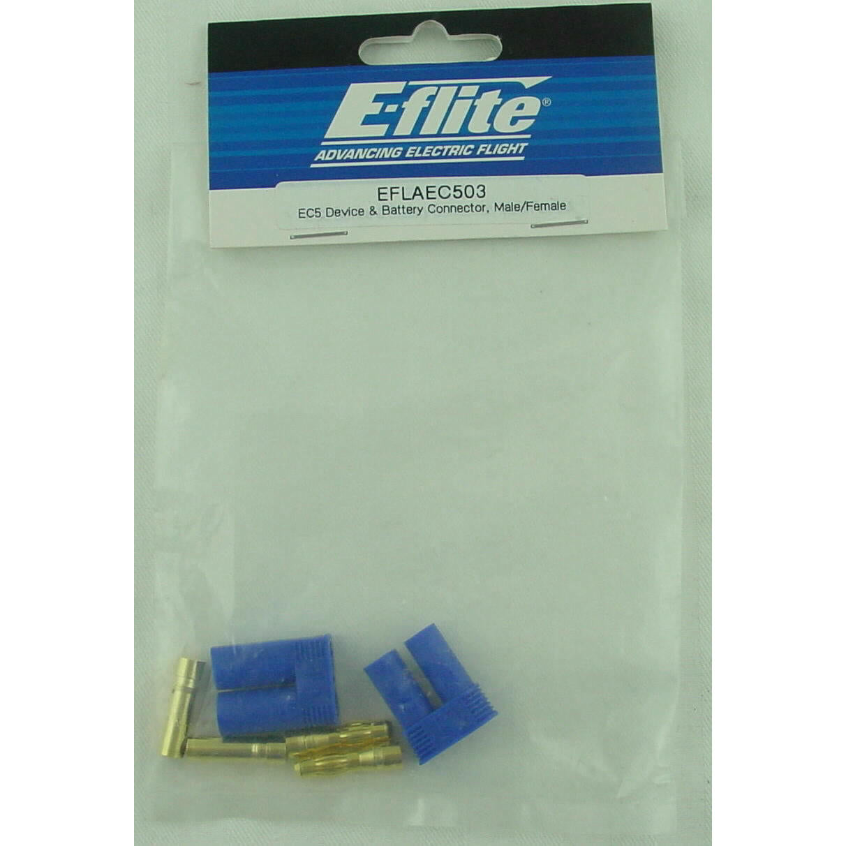 Image of E-Flite EC5 Male/Female Connector Set EFLAEC503