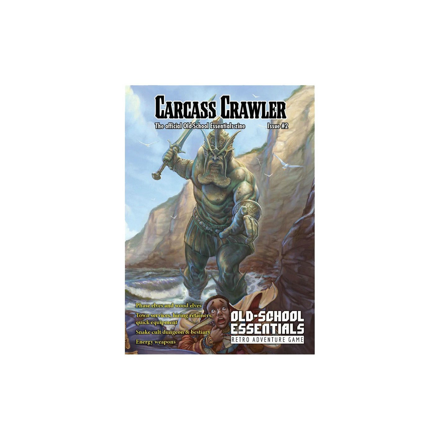 Image of Old School Essentials RPG: Carcass Crawler Magazine Issue #2 EFPNGCC02