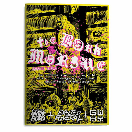 Image of The Bork Morgue 'Zine Issue #666 - Compatible With Mork Borg Roleplaying Game