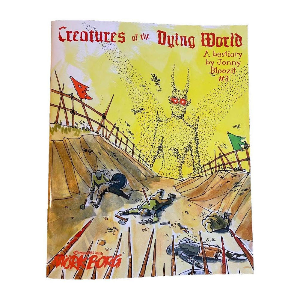 Mork Borg Roleplaying Game RPG Creatures of the Dying World Issue #3