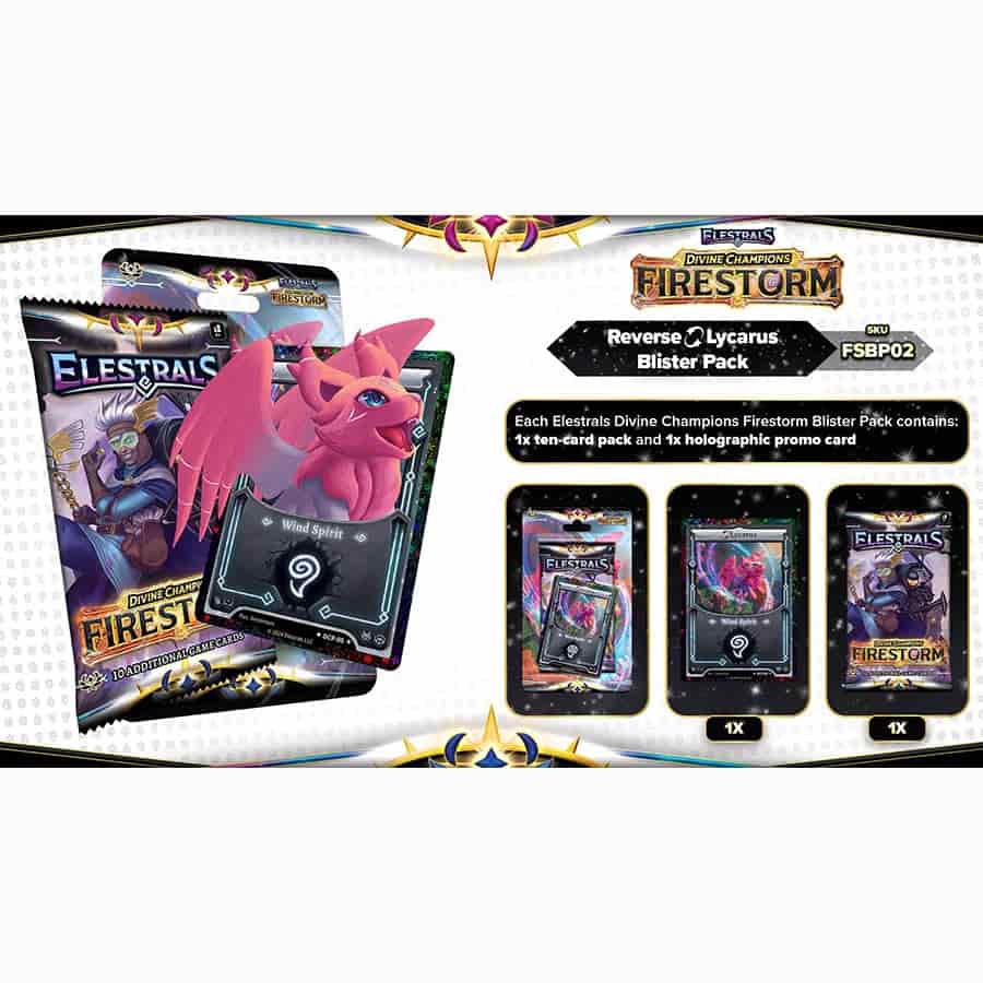 Elestrals: Firestorm: Blister Pack: Stellar Lycarus