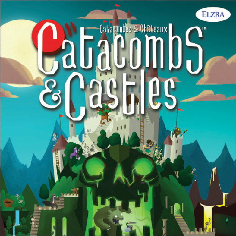 Image of Catacombs & Castles dexterity board game by Elzra Games ELZ1200