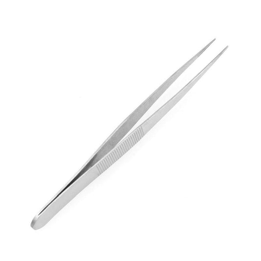 Image of 4 1/2 Straight Tweezers, Stainless Steel