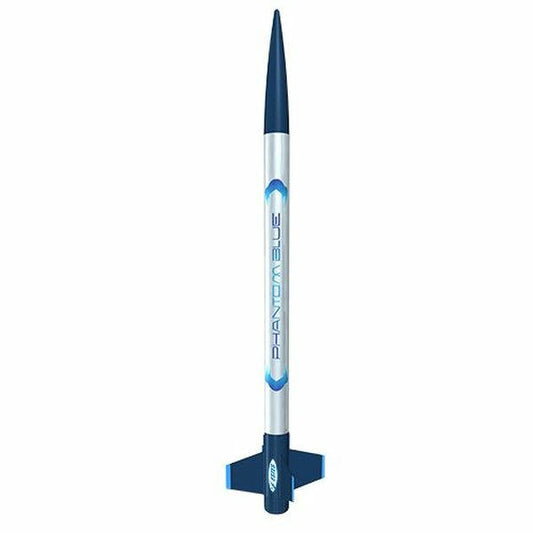 Image of EstesPhantom Blue Flying Model Rocket Kit (Skill Lvl 2) 1100ft EST2483