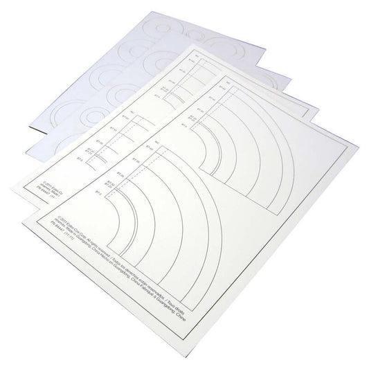 Laser Cut Centering Rings and Paper Adapters, for Model Rockets, (4pcs)