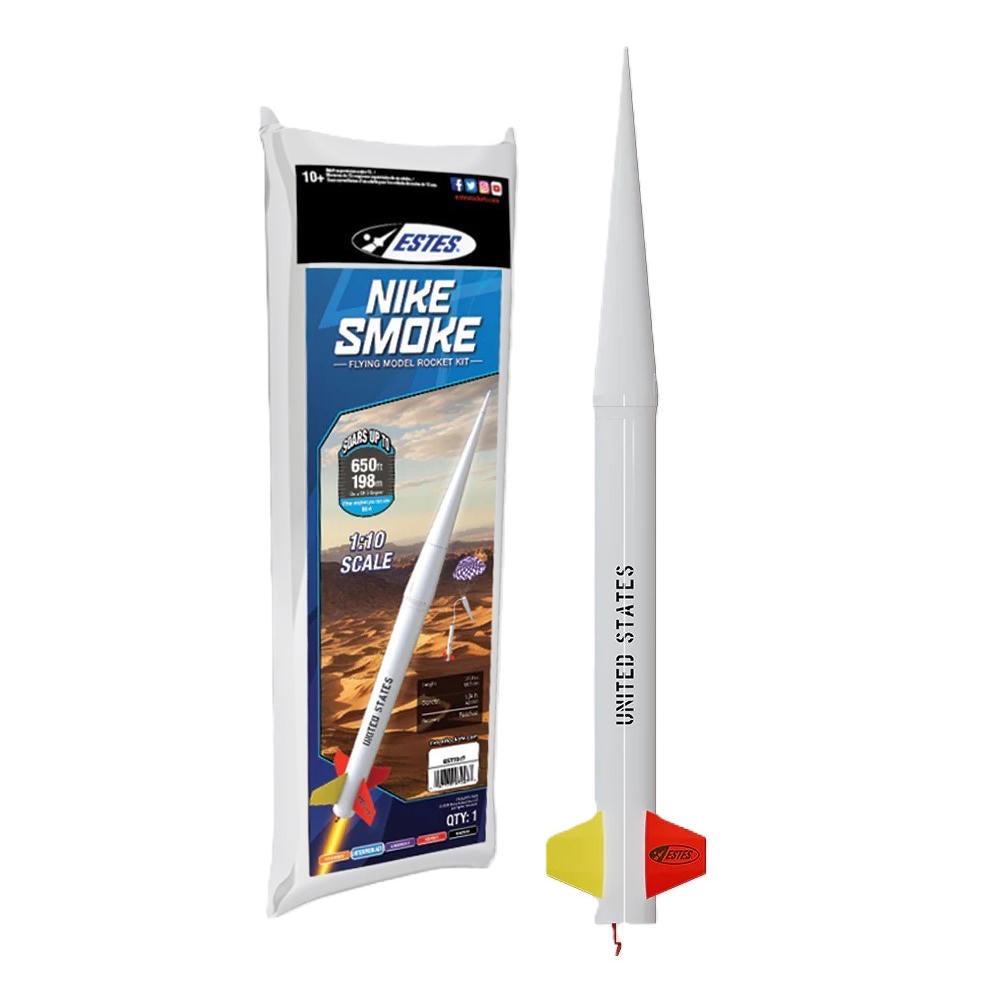 Image of Estes Nike Smoke Flying Model Rocket Kit (650ft) EST7247