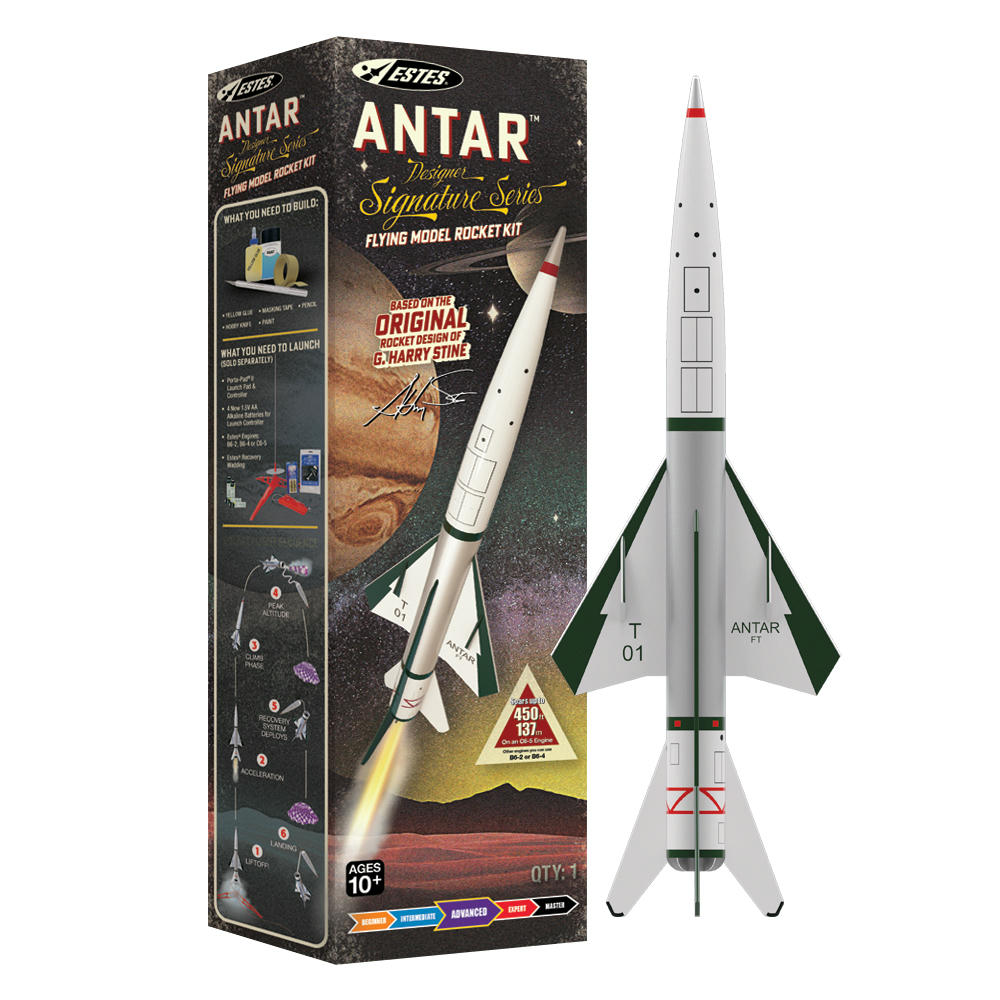 Image of Estes Antar Designer Signature Series Flying Model Rocket Kit Advanced EST7310