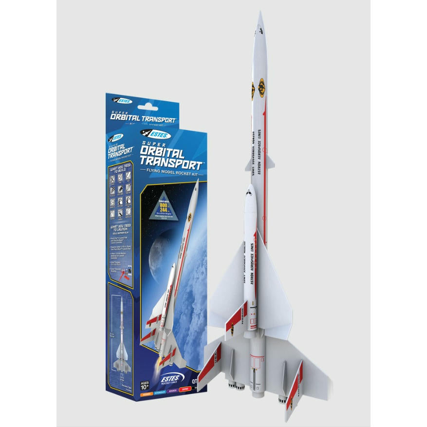 Image of Estes Super Orbital Transport Flying Model Rocket Kit Expert EST7314