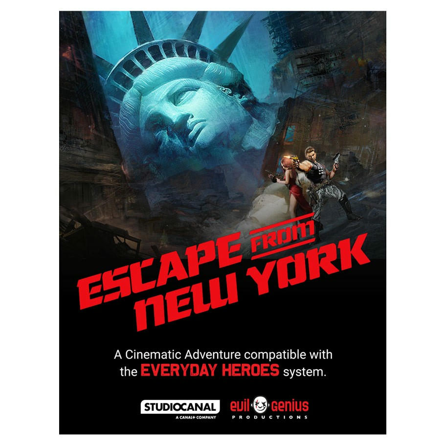 Image of Everyday Heroes Roleplaying Game RPG Escape From New York Adventure Evil Genius