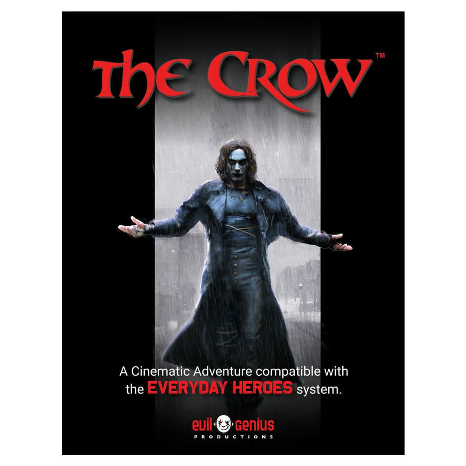 Image of Everyday Heroes Roleplaying Game RPG The Crow Cinematic Adventure Evil Genius