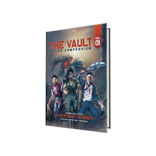 Image of Everyday Heroes Roleplaying Game RPG Teh Vault Vol 01 Rules Compendium