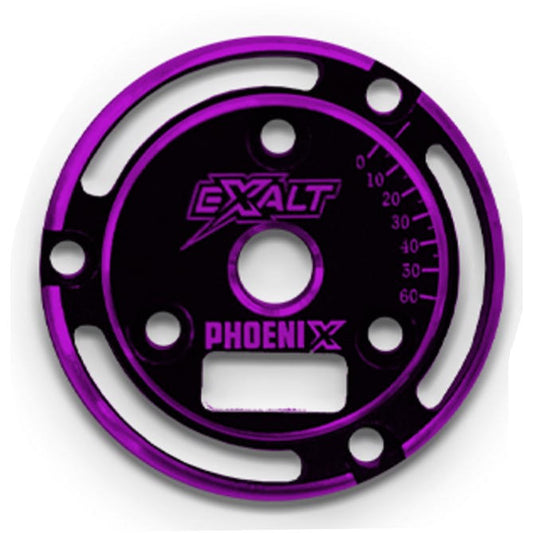 Image of Black Phoenix Endplate with Purple Chamfered Edges