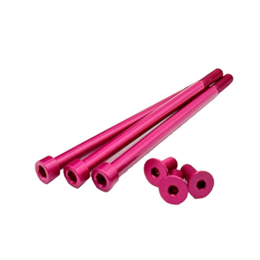 Image of Complete Modified/25.5T Pink Motor Aluminum Screw Kit