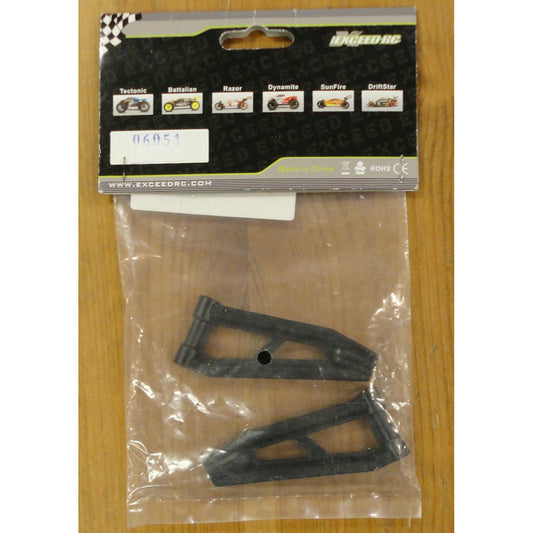 Image of Exceed RC Forza 1/10th Scale Nitro Buggy Front Upper Suspension Arms (2pcs) 