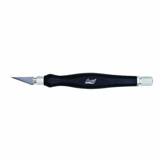 Image of Excel K26 Fit Grip Knife with Black Rubberized Grip EXL16026