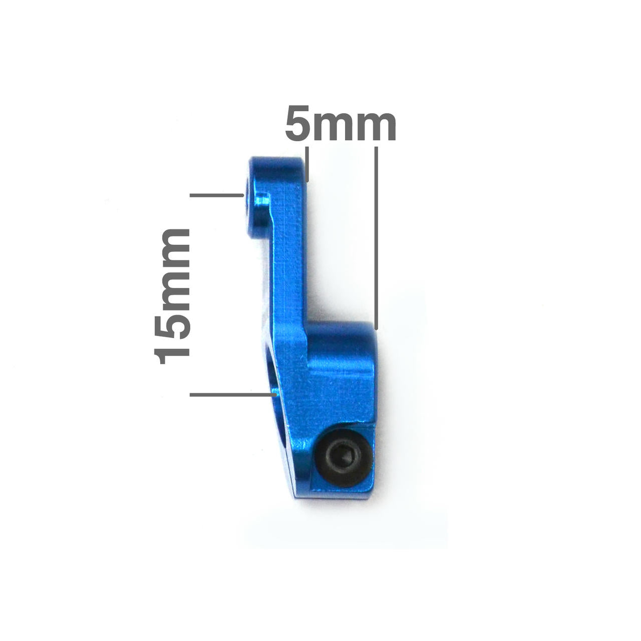 Image of Associated RC10 B6 Blue Alloy Servo Horn (25T Spline - Futaba/Savox) EXO1547BLU
