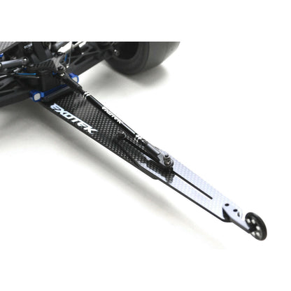 Image of Exotek Associated RC10 B6.1/B6.2/B6.3 Buggy Carbon Fiber Wheelie Bar Set 