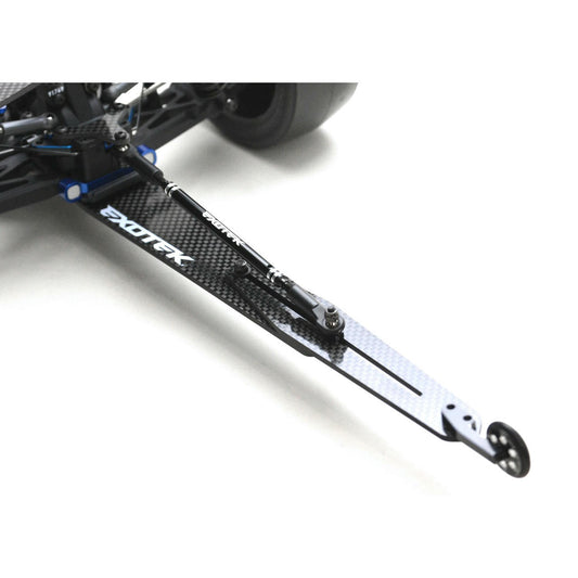 Image of Exotek Associated RC10 B6.1/B6.2/B6.3 Buggy Carbon Fiber Wheelie Bar Set 
