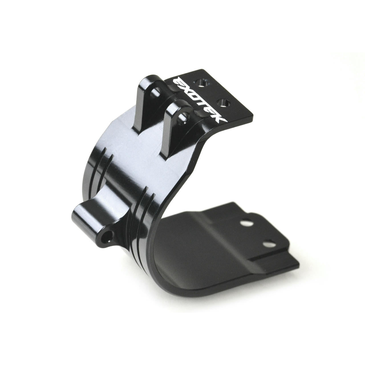 Image of Associated DR10/DB10 Drag Car Heavy Duty (HD) Black Alloy Motor Guard EXO2011