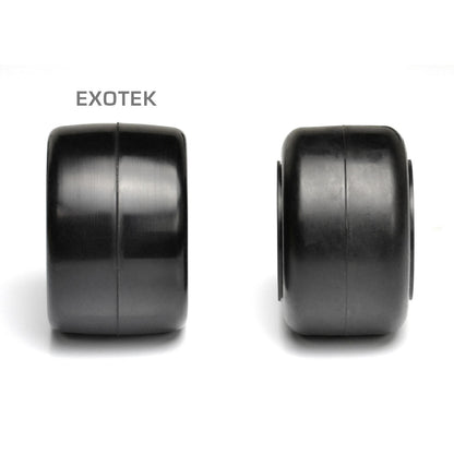 Image of F1 1/10 RUBBER TIRES REAR 36X (YELLOW-MEDIUM)