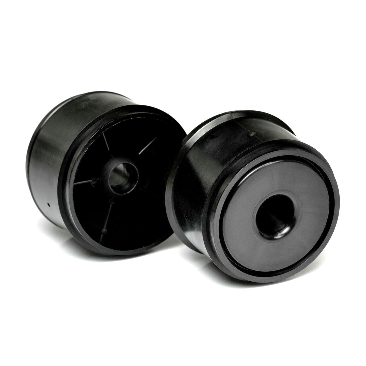 Image of Exotek 1/10 Scale F1 Black Dish Front Wheels (2pcs) EXO2120 (Fits Exotek Tires)