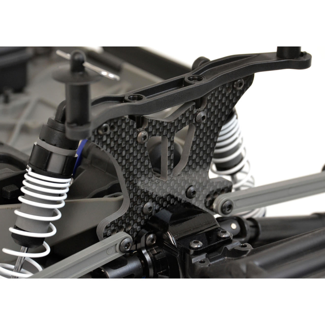 Image of Carbon Fiber Shock Tower, Rear, for 4WD Slash/Rally