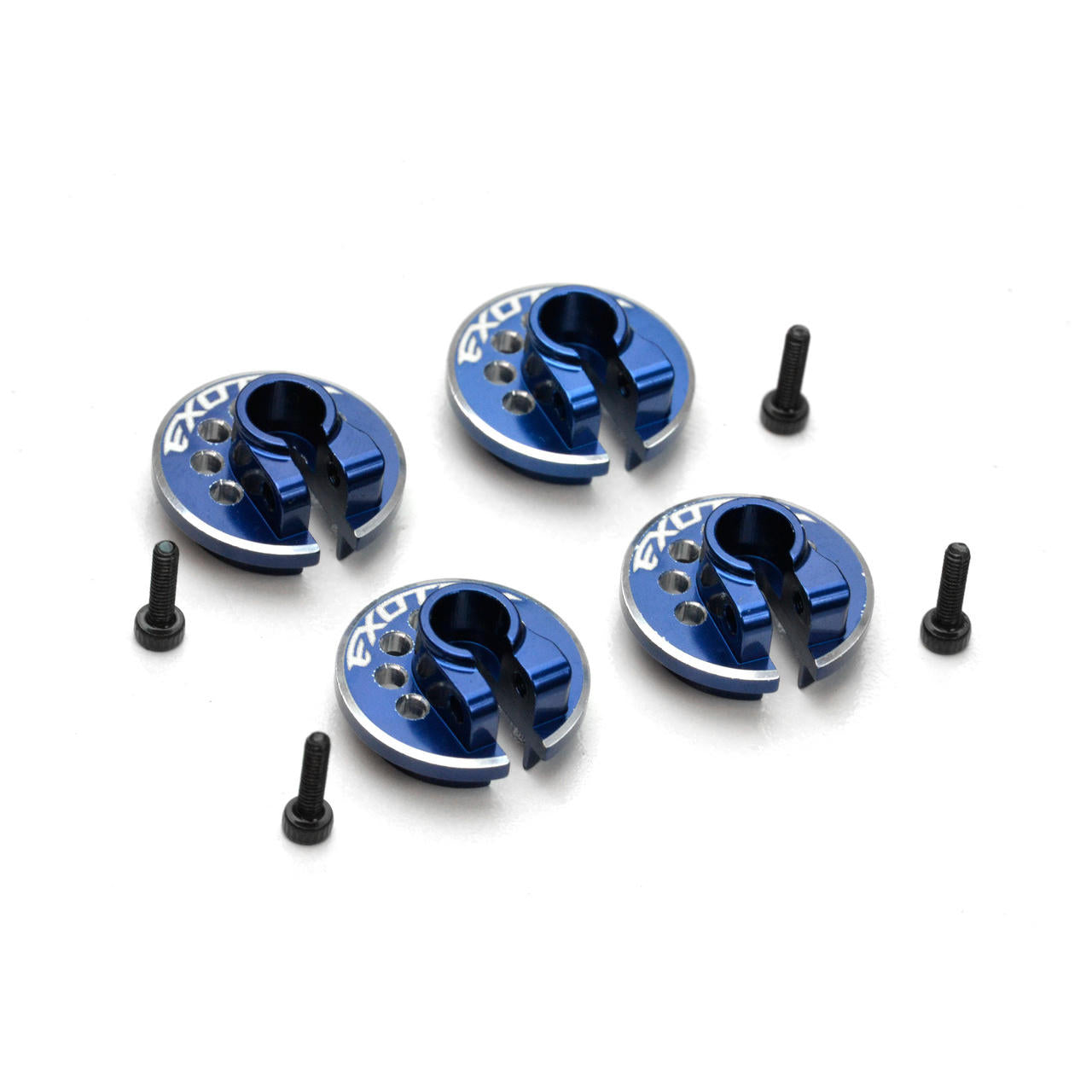 Image of Traxxas Ultra Shock Clamping Spring Cups, Alloy (4)
