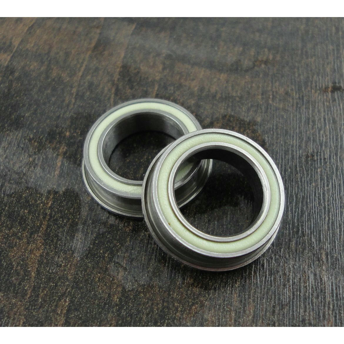 Image of 10x15x4mm FLANGED PolyAmide Sealed Bearings F6700LL Per Bearing 10mm x 15mm x4mm