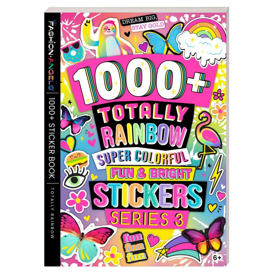 Image of 1000+ Totally Rainbow Super Colorful Fun & Bright Sticker Book FAE77809