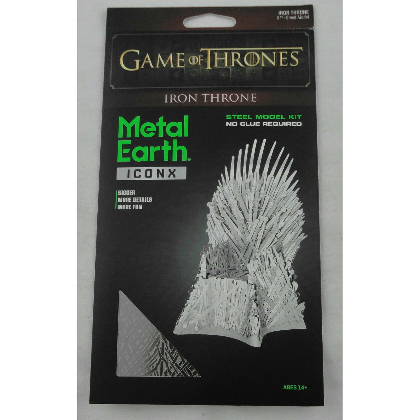 Image of Metal Earth 3D Laser Cut Steel Model Game of Thrones Iron Throne ICX122