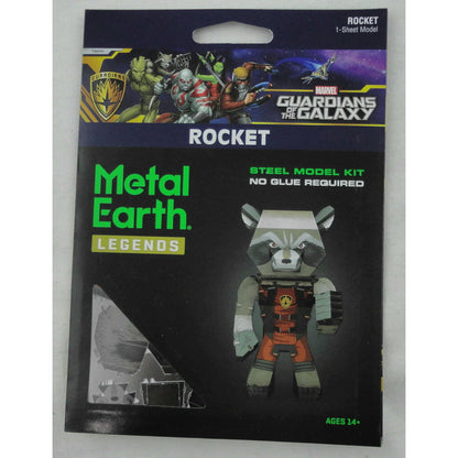 Image of Metal Earth 3D Laser Cut Steel Model Guardians of the Galaxy Rocket MEM008