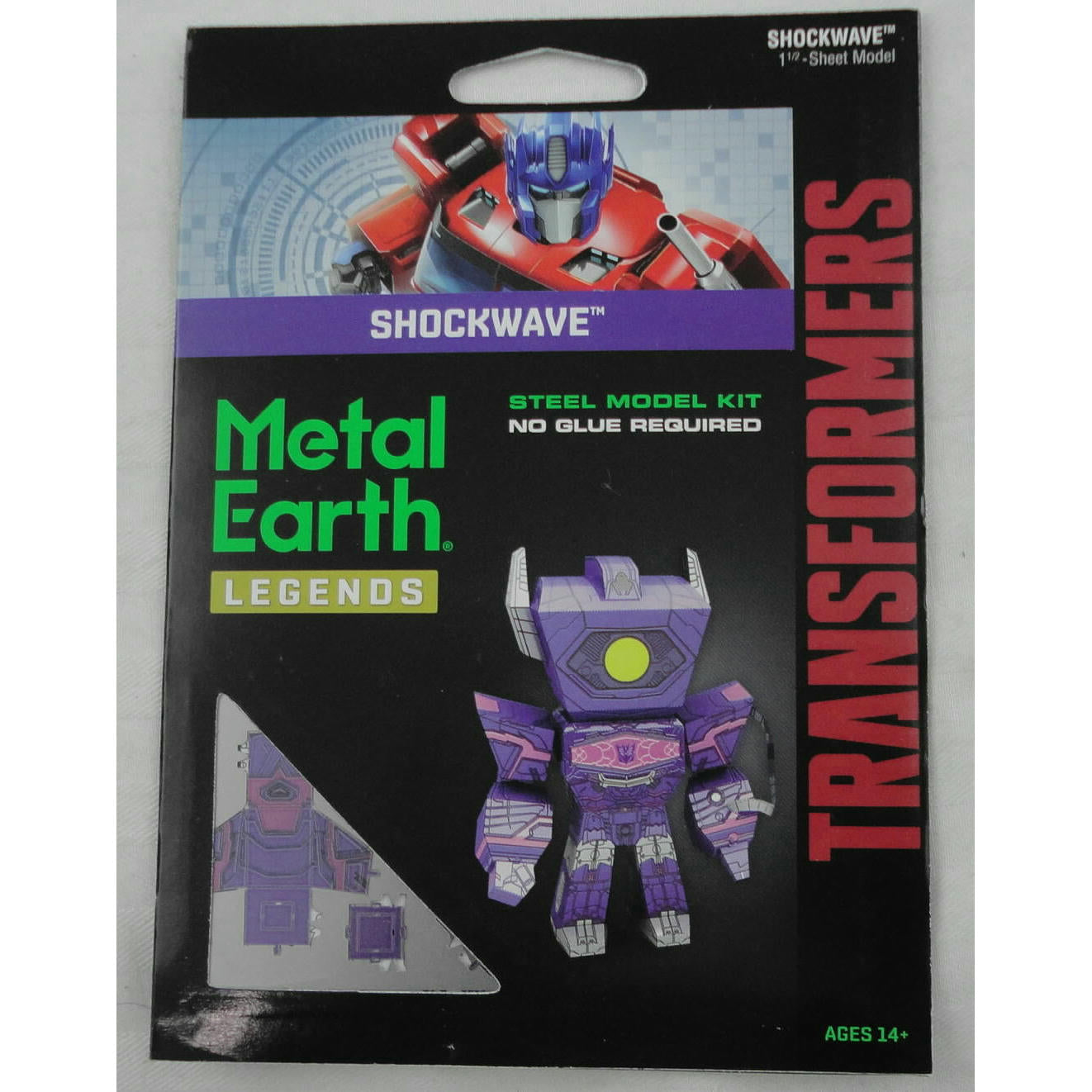 Image of Metal Earth 3D Laser Cut Steel Puzzle Model Transformers: Shockwave MEM0057