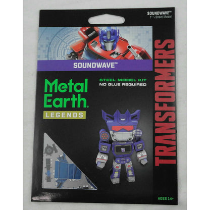 Image of Metal Earth 3D Laser Cut Steel Puzzle Model Transformers: Soundwave MEM058