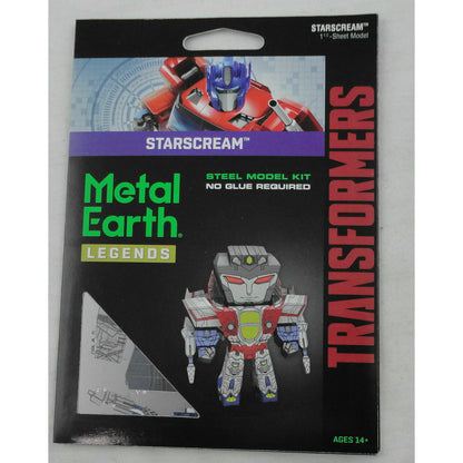 Image of Metal Earth 3D Laser Cut Steel Puzzle Model Transformers: Starscream MEM060