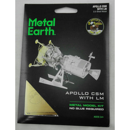 Image of Metal Earth 3D Laser Cut Steel Puzzle Model Kit - Apollo CSM w/LM MMS168