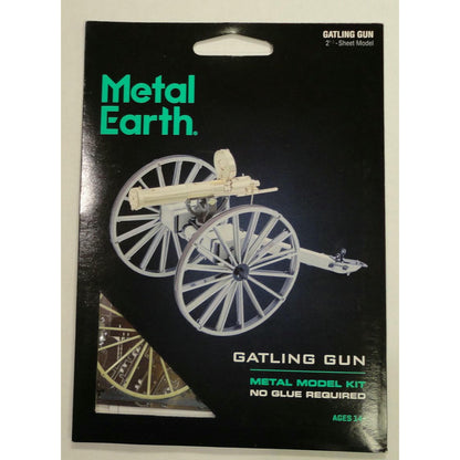 Image of Metal Earth 3D Laser Cut Steel Model Kit: Wild West Gatling Gun FASMMS188