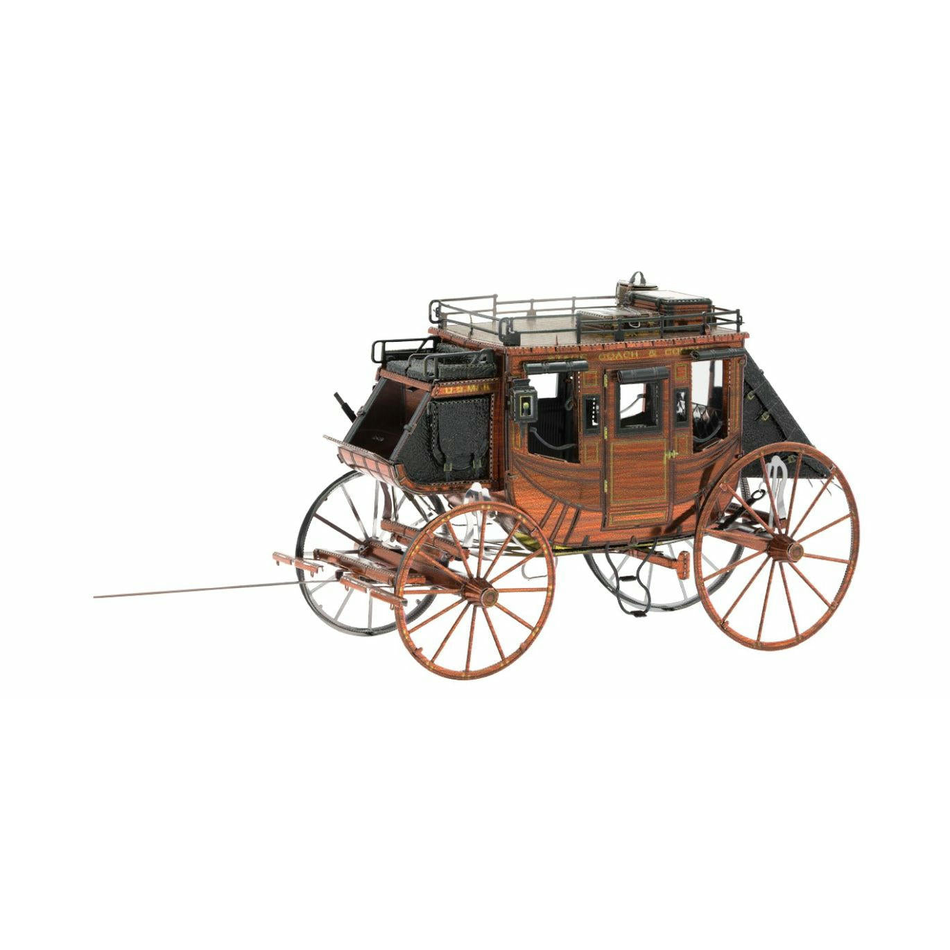 Image of Metal Earth 3D Laser Cut Steel Model Kit: Wild West Stagecoach FASMMS189