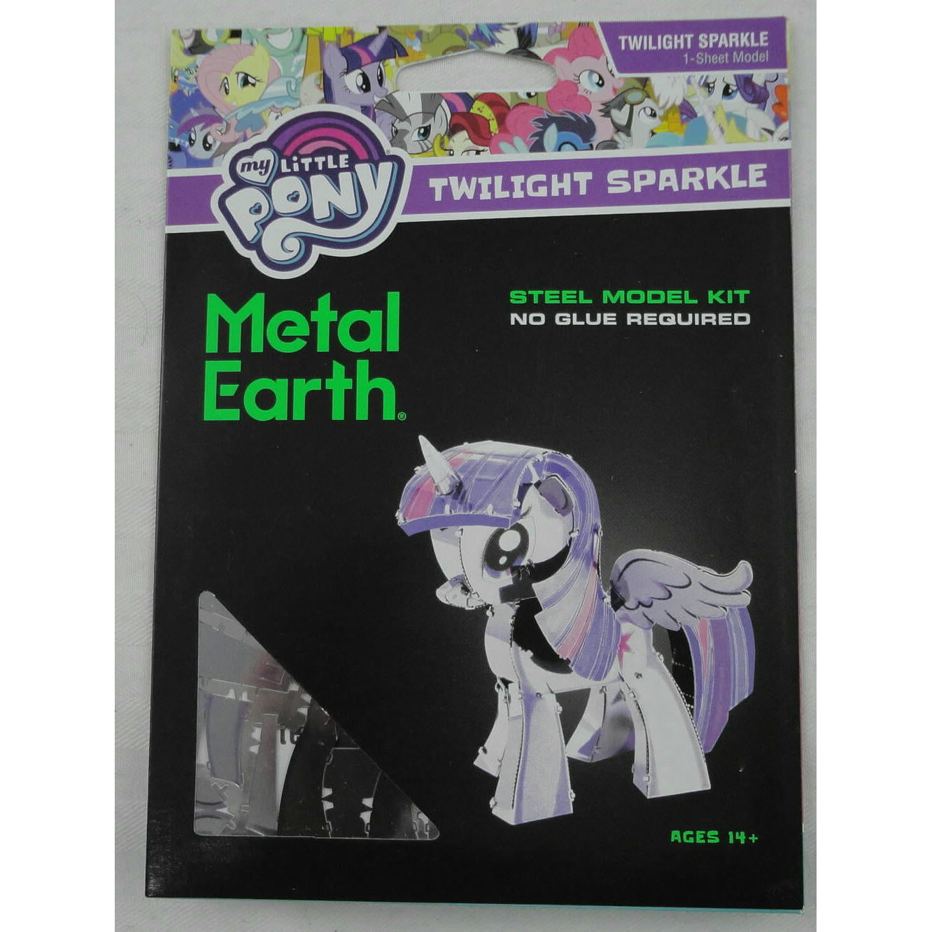 Image of Metal Earth 3D Laser Cut Steel Model My Little Pony Twilight Sparkle MMS336