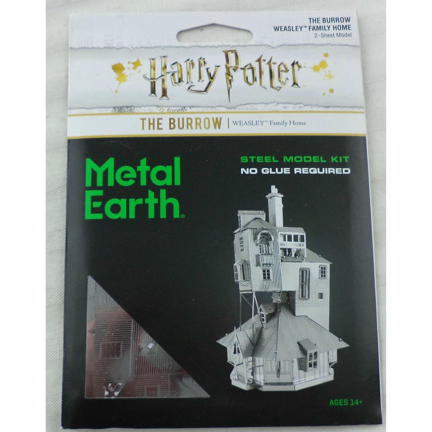 Image of Metal Earth 3D Laser Cut Steel Model Kit: Harry Potter The Burrow Weasley MMS444