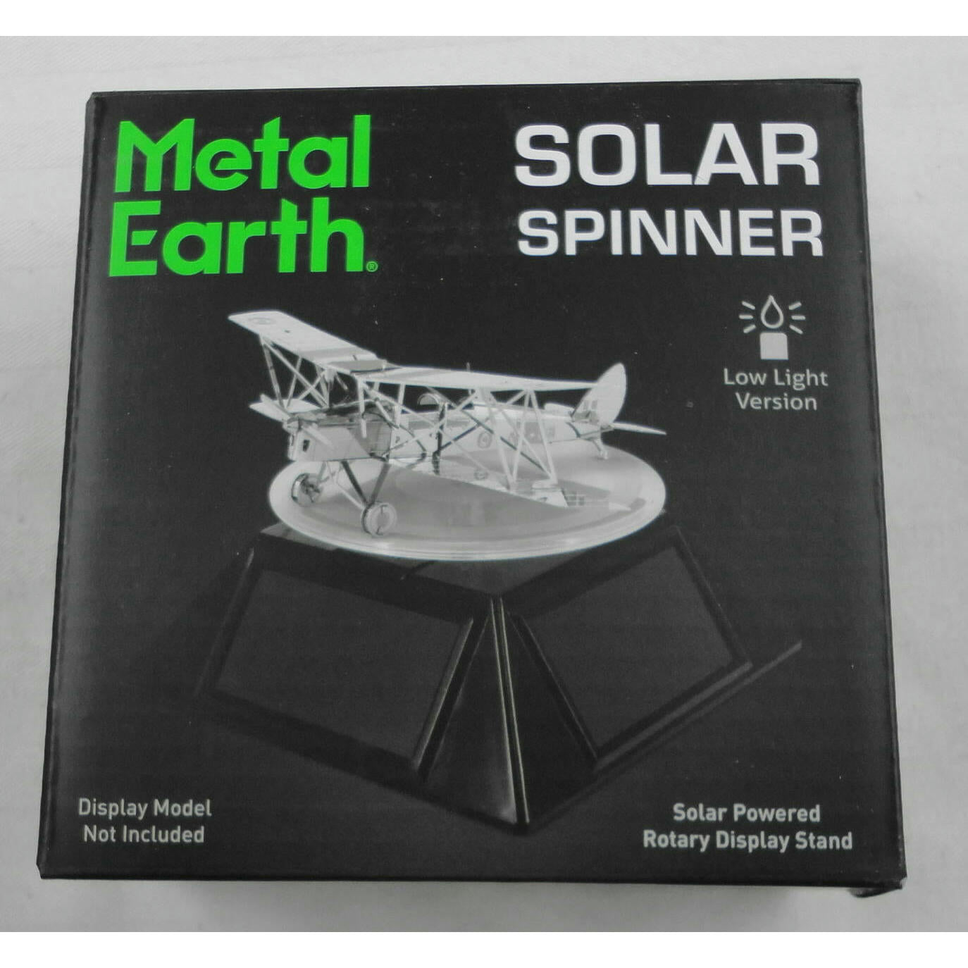 Image of Metal Earth Solar Spinner Small Model Low Light Powered Display Roundtable SS2